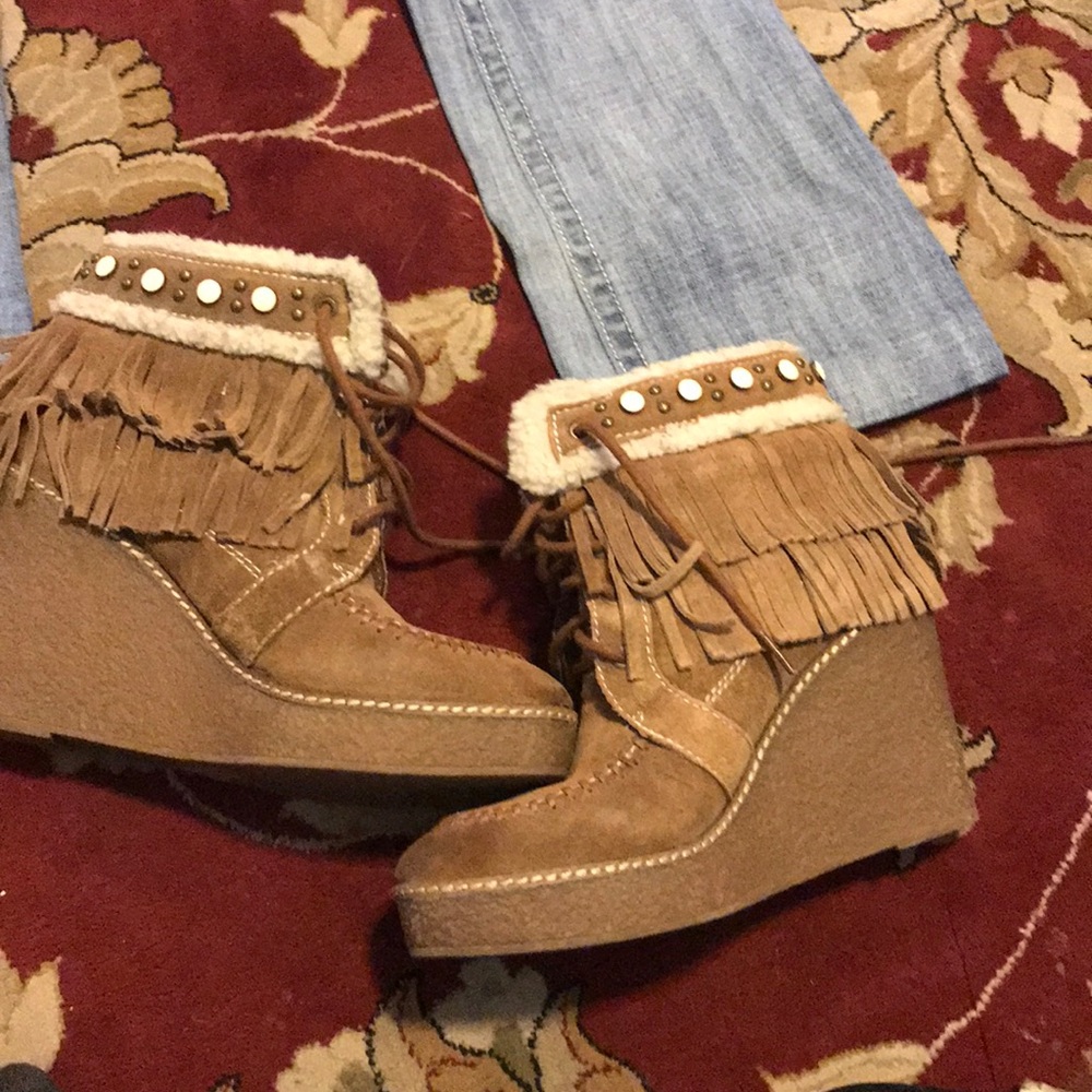 Sam Edelman fringe boots